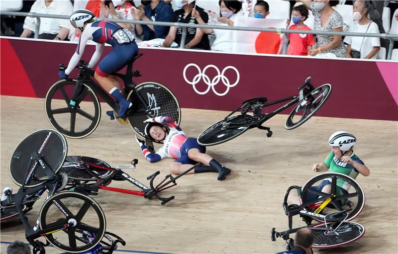 حادث تصادم بالسباق