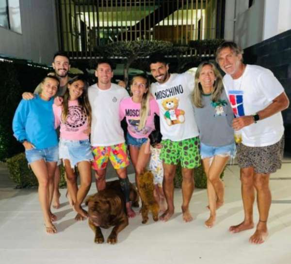 ميسي وسواريز أمس