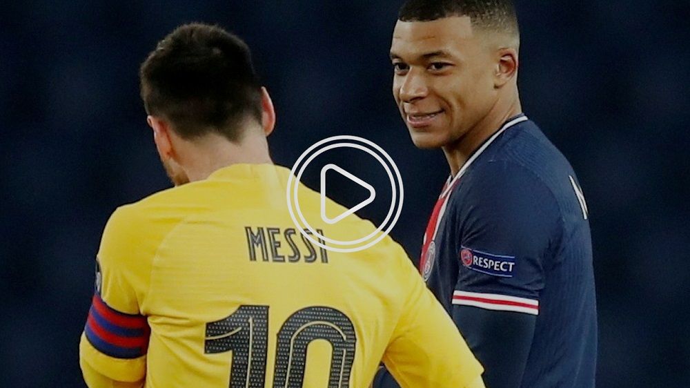 ميسي ومبابي