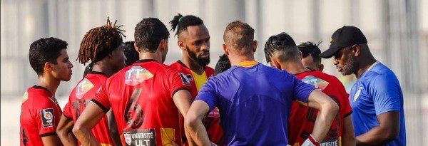 راضي الجعايدي مع تشكيلة الشوط الأول