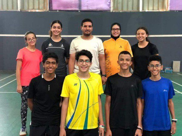 بعثة المنتخب المصري لناشئي الريشة الطائرة 