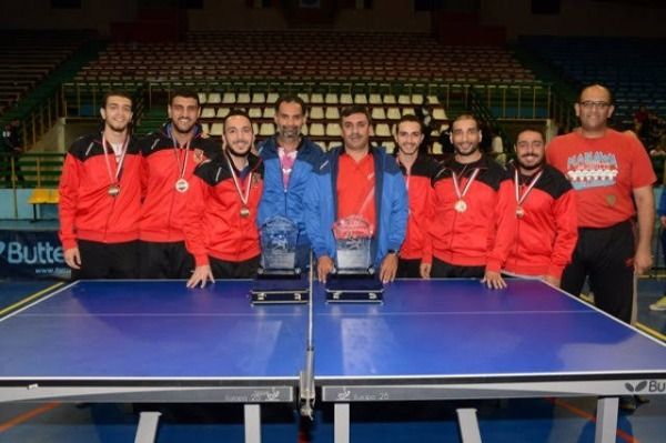 فريق تنس الطاولة بالأهلي _ أرشيفية 