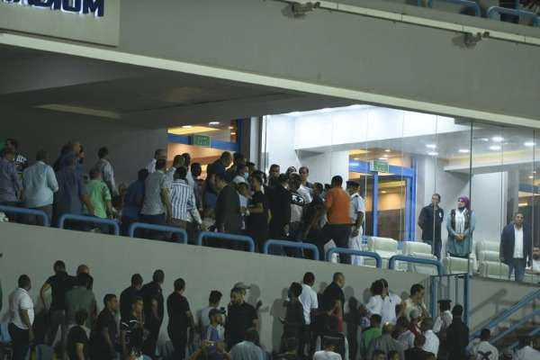 مقصورة لقاء سيراميكا والزمالك