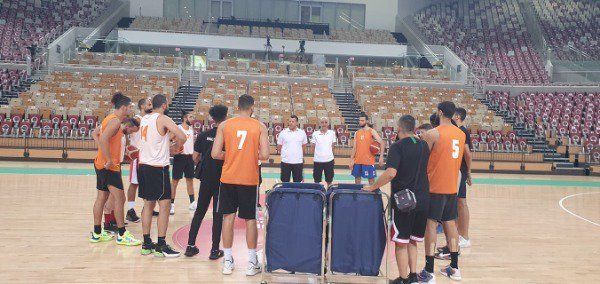 المران الأخير لسلة فلسطين