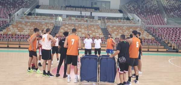 المران الأخير لسلة فلسطين