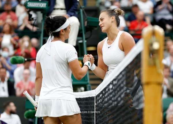 أنس جابر وسابالينكا