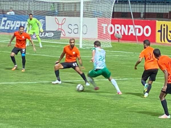 من لقاء الاتحاد السكندري والبنك الأهلي