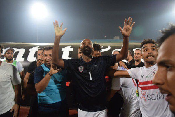فرحة لاعبي الزمالك