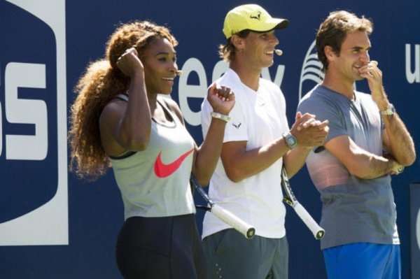 فيدرر ونادال وسيرينا ويليامز