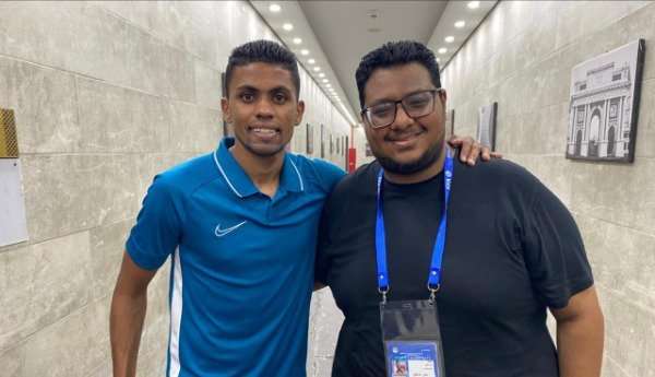 كريم بامبو مع مراسل كووورة