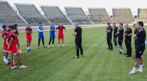 من تدريبات منتخب تونس مساء اليوم