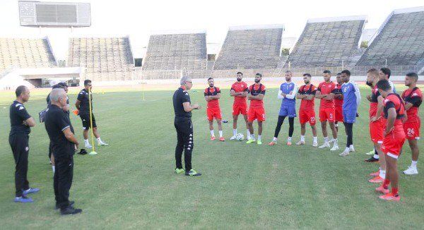 من تدريبات منتخب تونس 