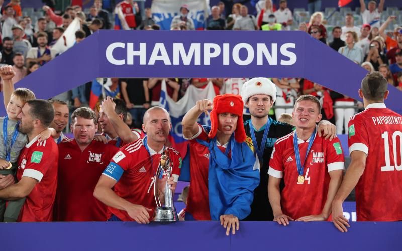 لاعبو منتخب روسيا