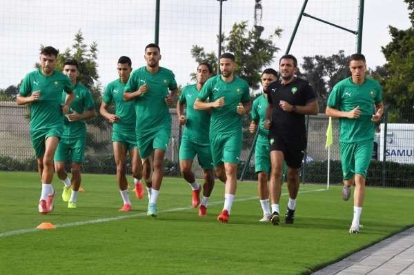 من مران المنتخب المغربي