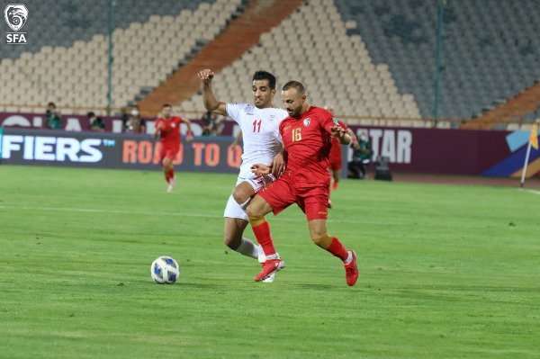 جانب من المباراة