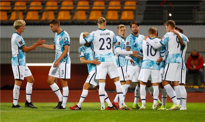 لاعبو منتخب النرويج