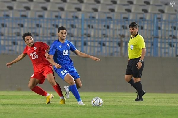 لقاء الأولمبي الكويتي وفلسطين