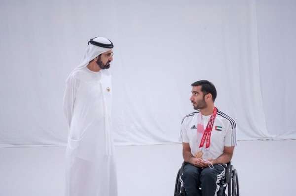 جانب من تكريم أصحاب الهمم