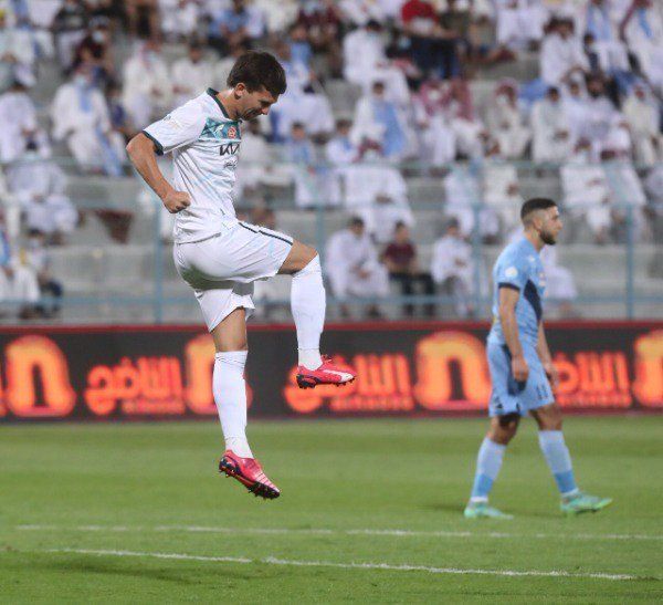 من المباراة 