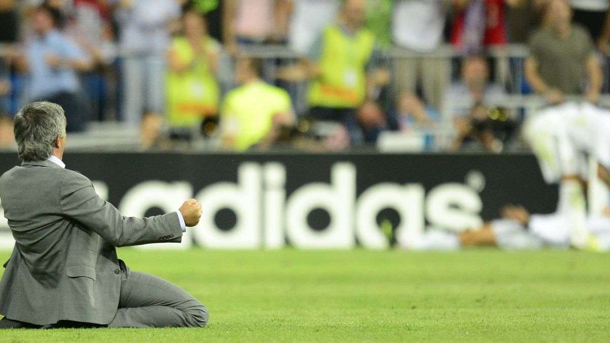 احتفال مورينيو