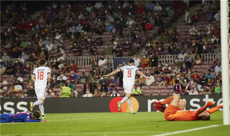 هدف بايرن ميونخ في شباك برشلونة