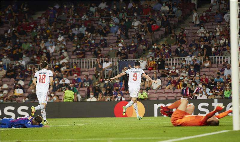 هدف بايرن ميونخ في شباك برشلونة