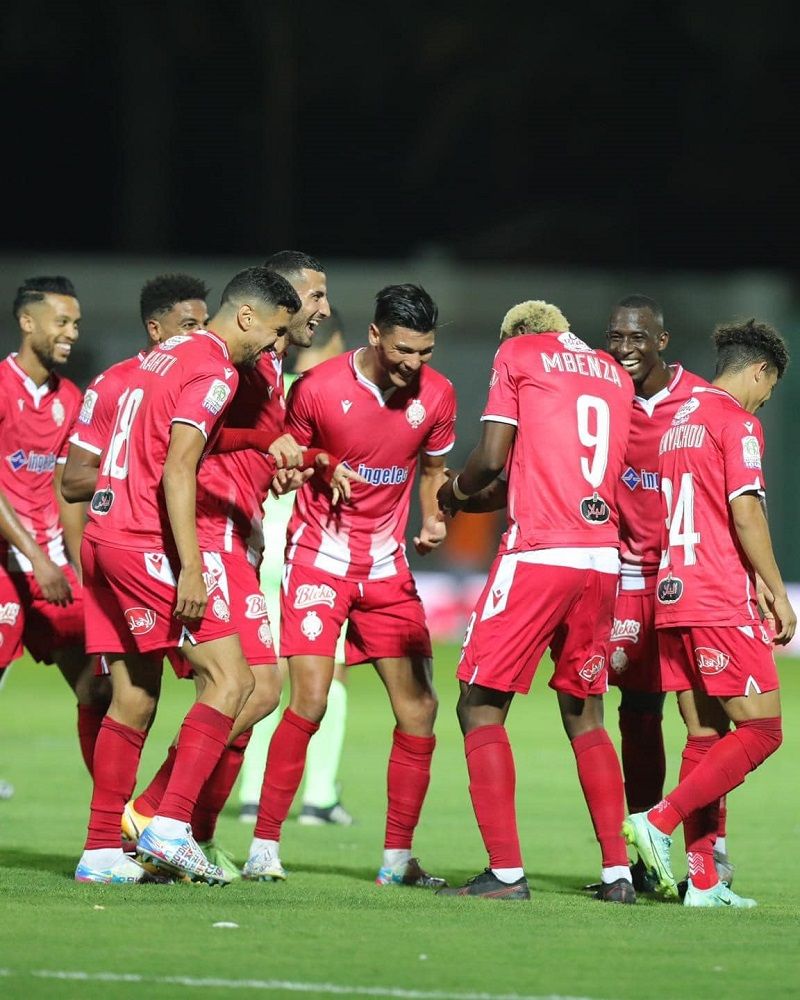 فرحة لاعبي الوداد 