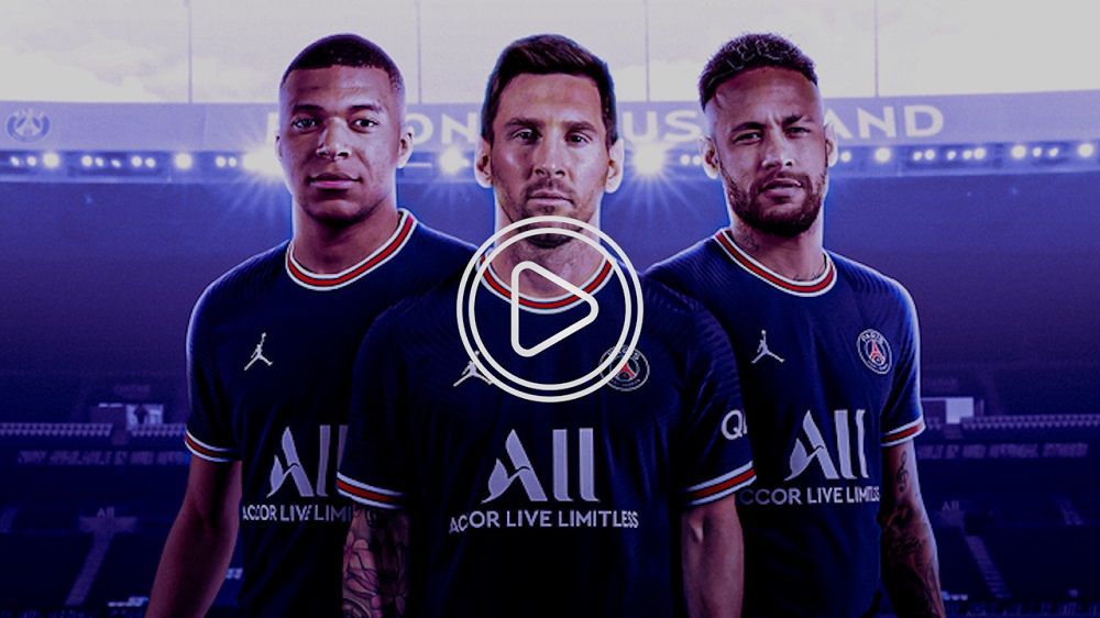 ميسي ونيمار ومبابي