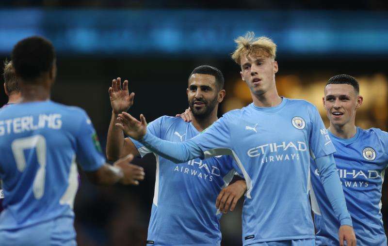 لاعبو مانشستر سيتي