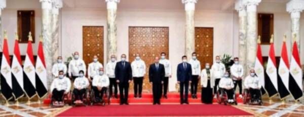من تكريم الرئاسة لأبطال البارالمبياد
