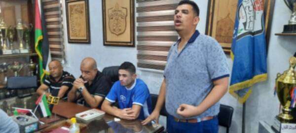 أبو غنيمة بقميص شباب رفح