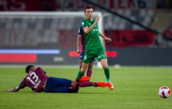 من المباراة 