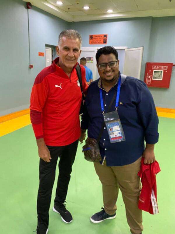 كيروش مع مراسل كووورة