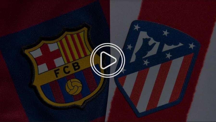شعار أتلتيكو مدريد وبرشلونة