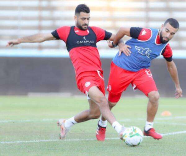 من تدريبات منتخب تونس اليوم 