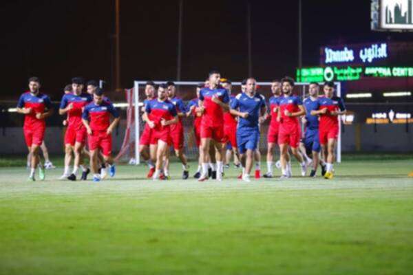 تدريبات الأولمبي الفلسطيني في السعودية