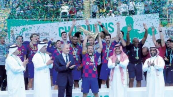 لاعبو برشلونة