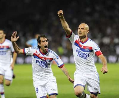 كريس مسجل احد اهداف نادي ليون