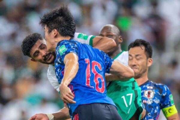 من مباراة السعودية واليابان