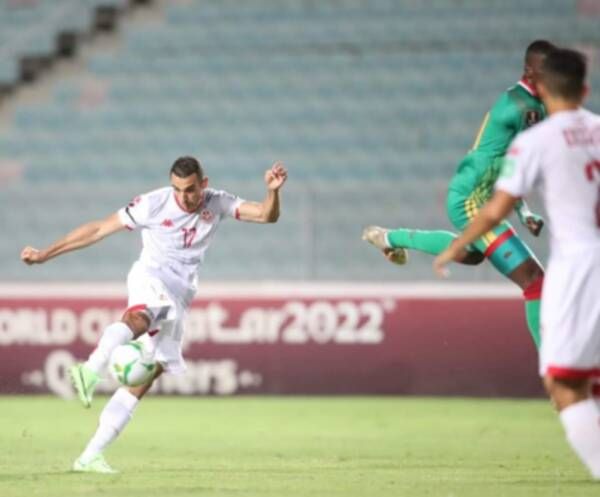 من مباراة تونس وموريتانيا 