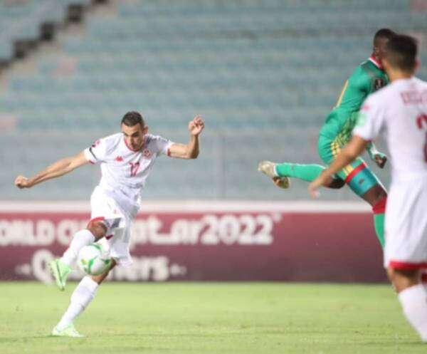 من مباراة تونس وموريتانيا 