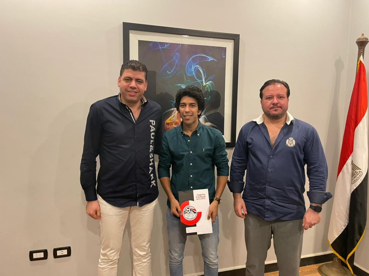 أحمد حمودي بعد التوقيع للمصري