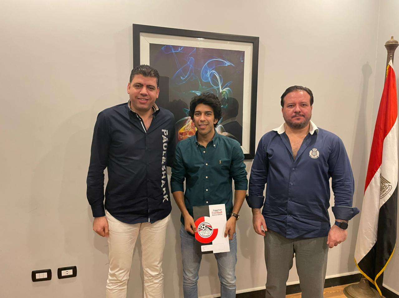 أحمد حمودي بعد التوقيع للمصري