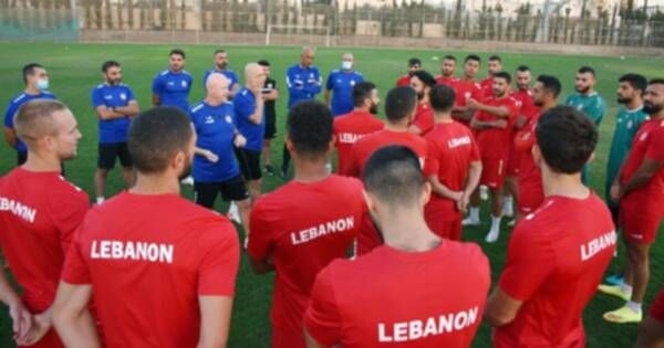 من تدريبات منتخب لبنان