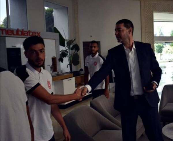 ماهر القروي في توديع اللاعبين