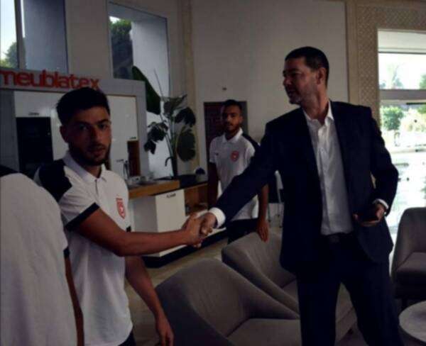 ماهر القروي في توديع اللاعبين