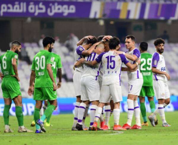 من مباراة العين والإمارات