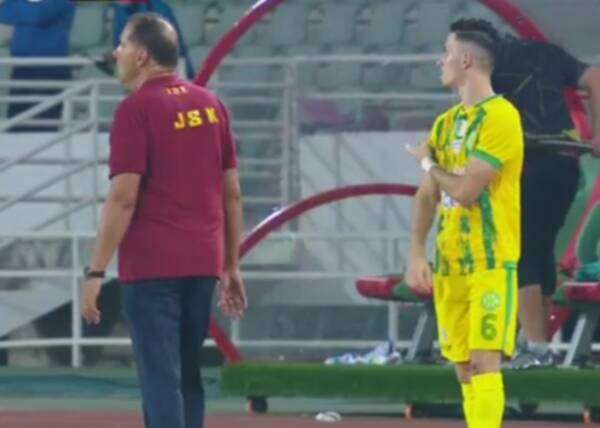 جانب من المباراة