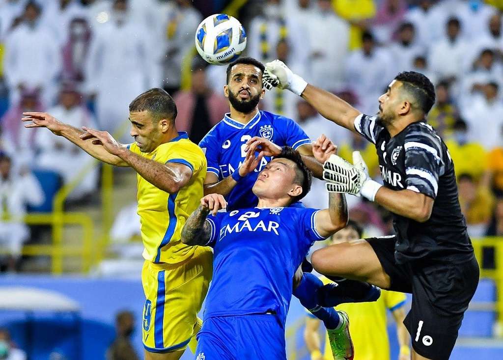 لقطة من المباراة