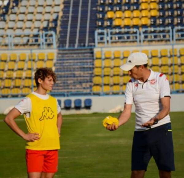 الأندلسي مع اللاعبة إيمان الطرودي